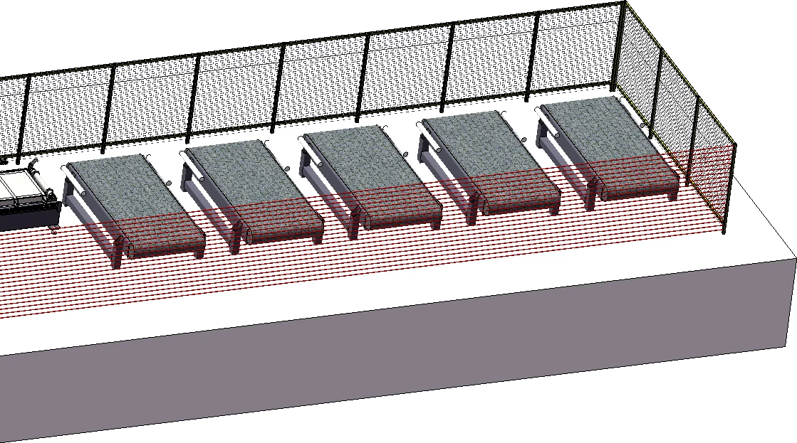 Chain-plate conveyor unloading