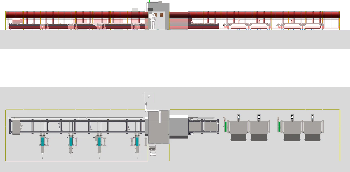 QG800 line, elevation and plan