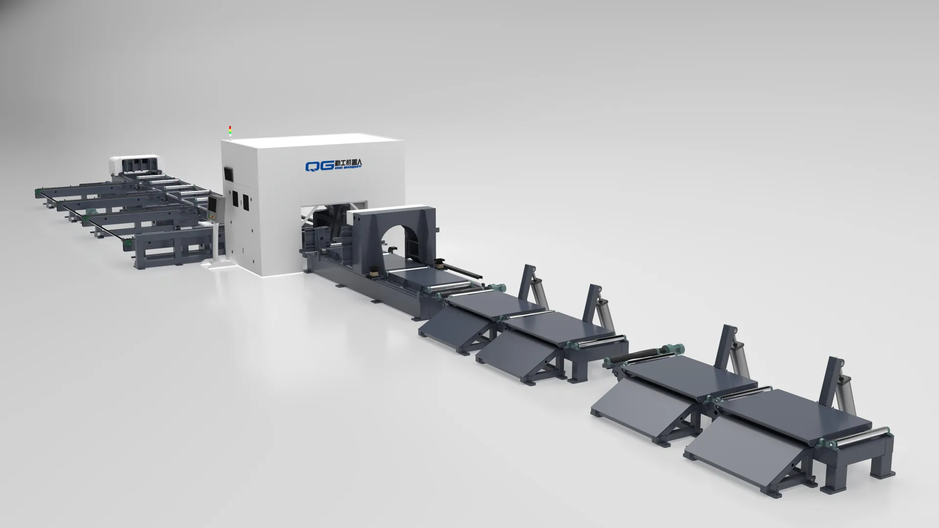 QG800 from the unloading end